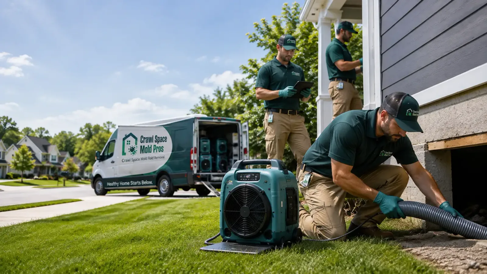 Crawl Space Mold Removal in Riverton, IA